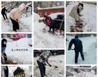 朝陽市第三高級中學倡議青年學生：清掃周邊積雪 踐行文明風尚